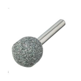 Купить Шарошка абразивная шар 19мм для дрели хвостовик d6 мм 63С Denzel                                    
