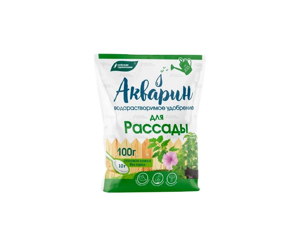 Купить Водорастворимое удобрение АКВАРИН для РАССАДЫ 100г                                                  
