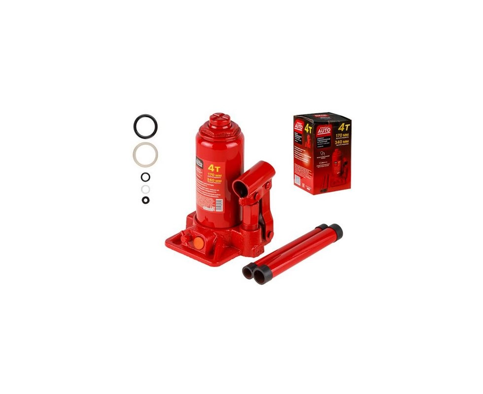 Купить Домкрат гидравлический 4т бутылочный 170-340мм STARTUL AUTO                                          Купить Домкрат гидравлический 4т бутылочный 170-340мм STARTUL AUTO