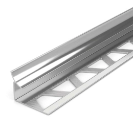 Купить Уголок внутренний под плитку 10мм серебро 2,5м                                                      