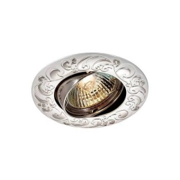 Купить Светильник NT12 148 жемчужное серебро/никель встраиваемый  ПВ IP20 GX5.3 50W 12V HENNA              