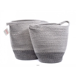 Купить Набор корзин плетеных 2 штуки 30*33/23*24 см                                                        