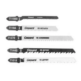 Купить Набор пилок для лобзика универсальный 5шт GEPARD                                                    
