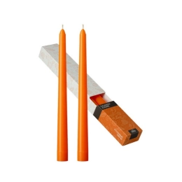 Купить Набор свечей столовых CALAVERA ALEGRE 255мм 2шт оранжевый                                           