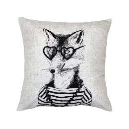 Купить Подушка декоративная MATEX BIBOP ЕНОТ В ОЧКАX 40x40                                                 