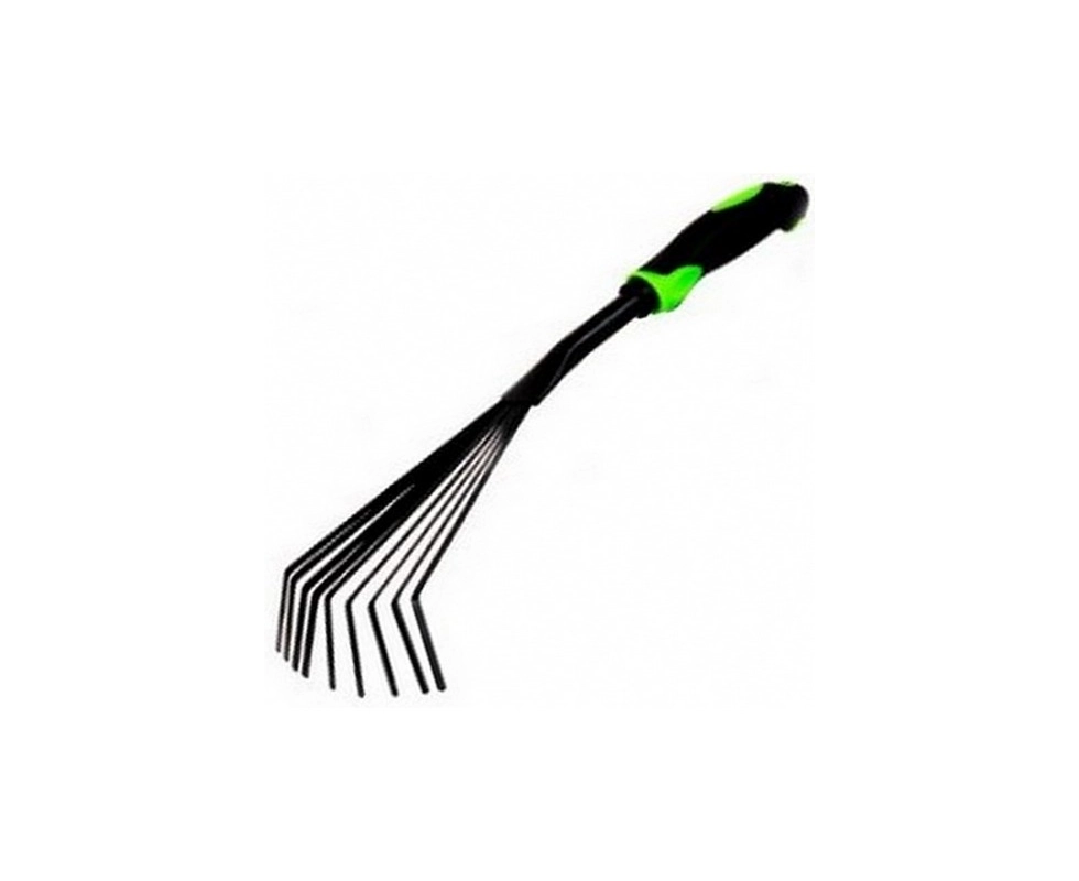 Купить Грабли металлические веерные с пластмассовой ручкой 36 см артикул 25648837 код 249930               