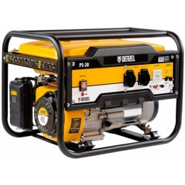 Купить Бензогенератор PS 28 2.8 кВт ручной стартер Denzel                                                  