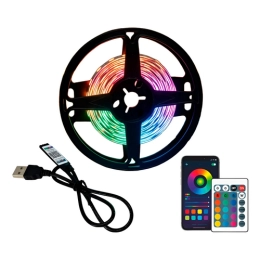 Купить Умная светодиодная лента RGB с пультом управления, серия FAIRY 5V IP20 USB 5м TruEnergy             