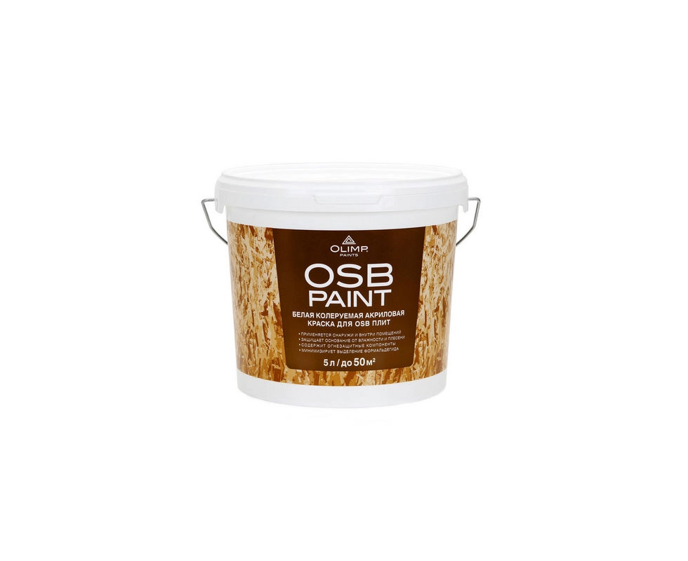Купить Краска акриловая для OSB плит 5л OLIMP                                                              