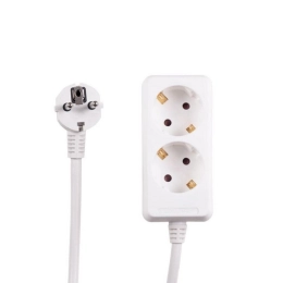 Купить Удлинитель 2 розетки 2 метра ПВС 3*0,75 POWERMAN                                                    