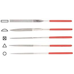 Купить Надфили алмазные 140*50*3мм набор 5 шт STARTUL PROFI                                                