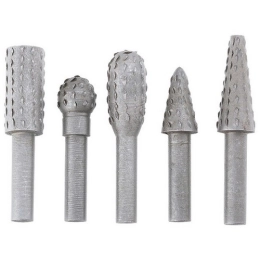 Купить  Набор шарошек по дереву 5шт MATRIX                                                                 