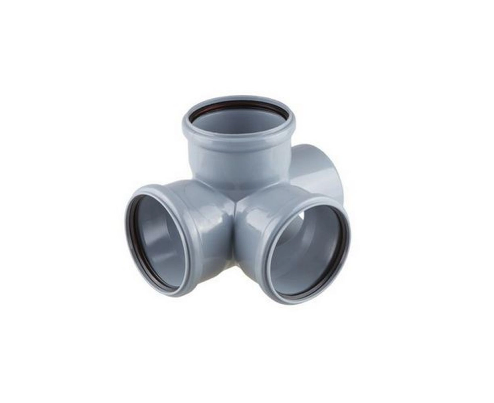 Купить Крестовина двухплоскостная для внутренней канализации 110/110/110х87 РосТурПласт                    