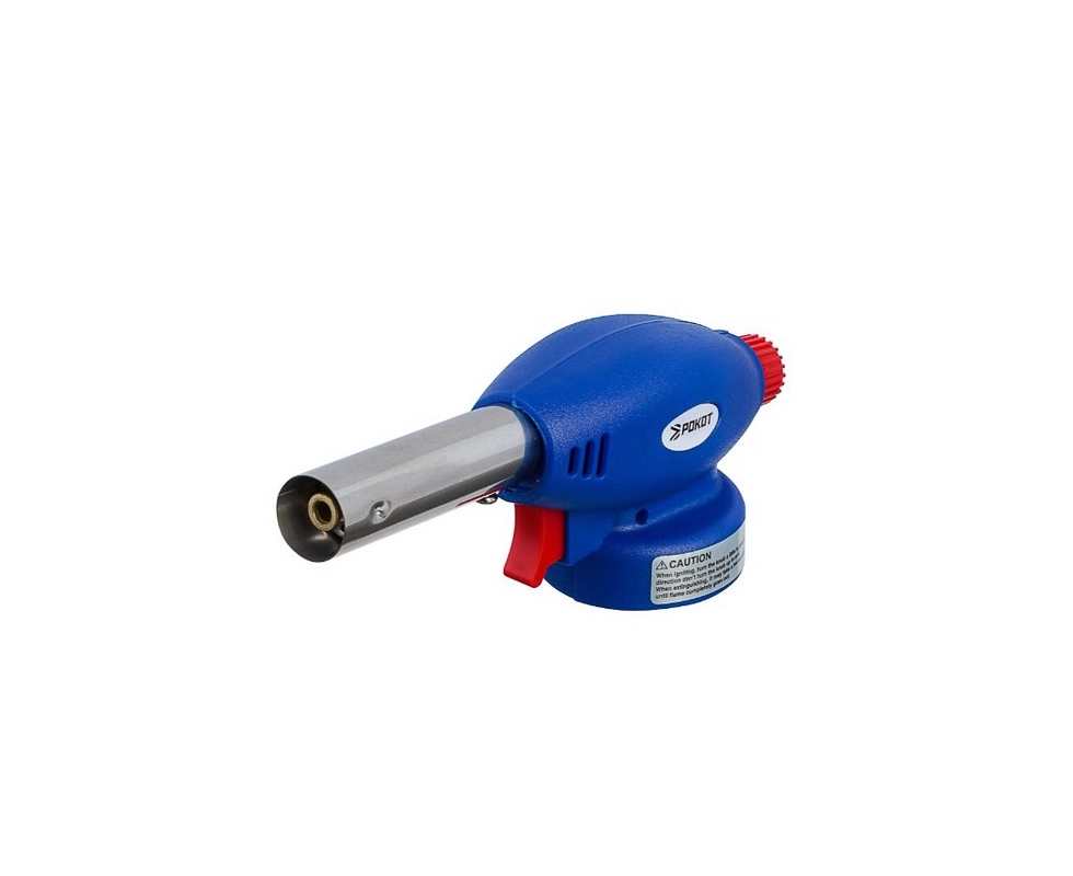 Купить Горелка с пьезорозжигом цанговый захват сопло 19мм РОКОТ                                            