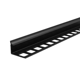 Купить Уголок внутренний для плитки Деконика 10мм черный глянцевый 2,5м                                    