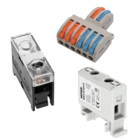 Клеммы соединительные, зажимы