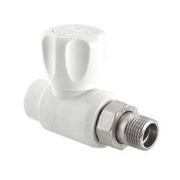 Купить Клапан  полипропиленовый д/подключ.радиатора прямой 25х3/4''. VALTEC                                 