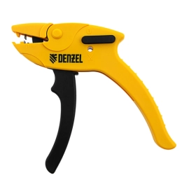 Купить Щипцы для зачистки электропроводов сечением 0,2-6 мм2 с функцией обрезания проводов Denzel          
