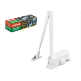 Купить Доводчик дверной гидравлический 20-60кг белый ВОЛАТ                                                 