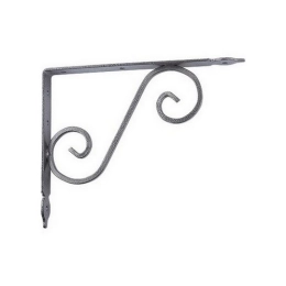 Купить Кронштейн декоративный 190х240х25х3,5мм темно-серый                                                 