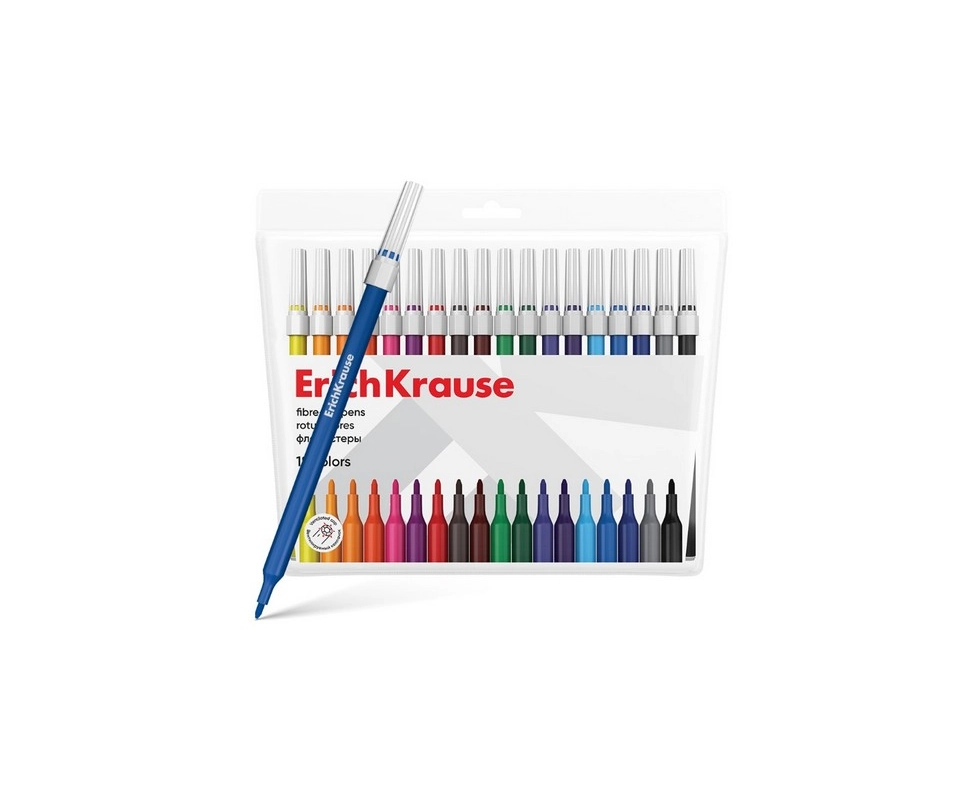 Купить Фломастеры ErichKrause light 18 цветов 61829                                                        