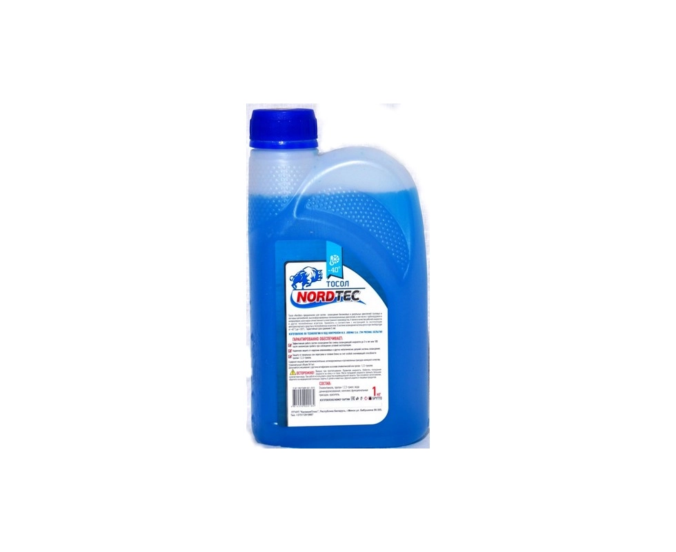 Купить Тосол NORDTEC NT0410 -40 1кг                                                                        