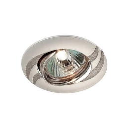 Купить Светильник NT12 151 перламутр/никель встраиваемый ПВ IP20 GX5.3 50W 12V FUDGE                       