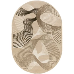 Купить Ковер  MAGNOLIA 1818A BEIGE D.BROWN ОВАЛ 190х270                                                    