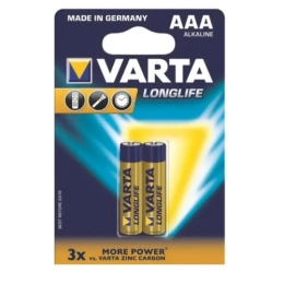 Купить Батарейка VARTA LONGLIFE LR03 AAA B2                                                                