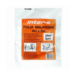 Купить Плёнка  малярная 5мкм 4м*5м Inter-s                                                                 