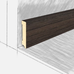Купить Плинтус деревянный Дуб Венге                                                                        