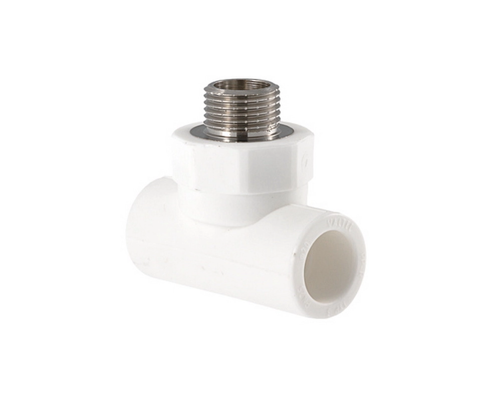 Купить Тройник полипропиленовый с переходом на наружную резьбу 25 мм x 3/4'' Valtec                         