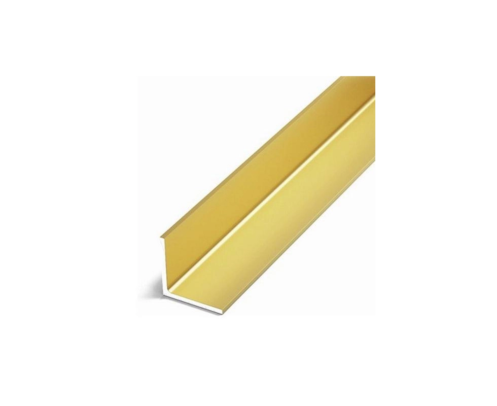 Купить Профиль уголок анодированный 15х15х1мм 2,7м Золото Уп 04-27.2700.502л                               