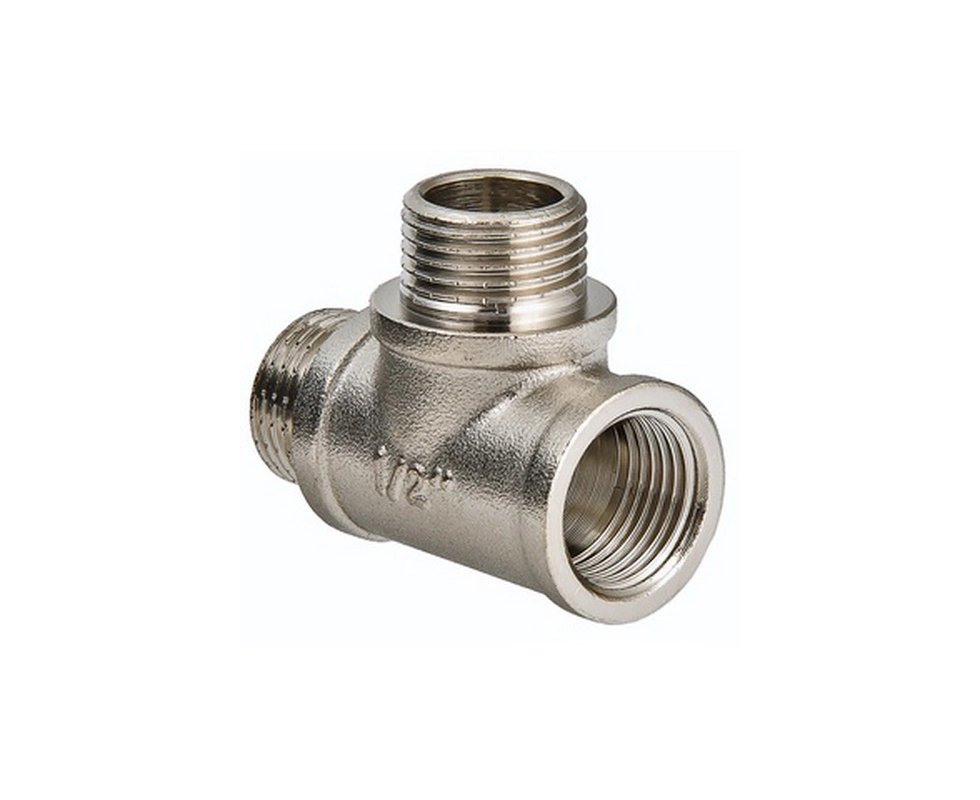 Купить Тройник 1/2 '' внутренняя-наружная-наружная резьба Valtec                                            