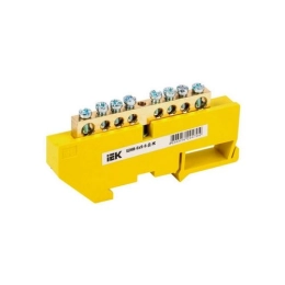 Купить Шина РЕ на DIN изоляторе ШНИ-6х9-8-Д-Ж ИЭК                                                          