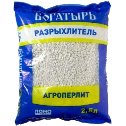 Купить Агроперлит Богатырь-разрыхлитель ЛАМА ТОРФ 2,5л                                                     