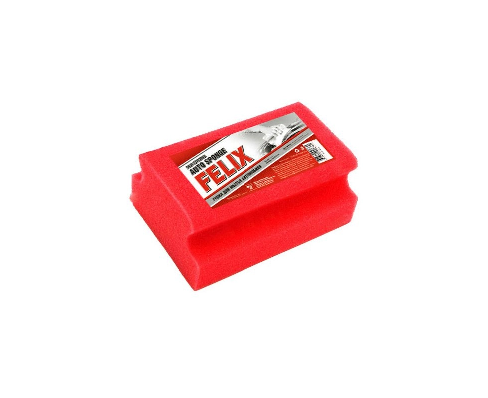 Купить Губка для мойки автомобиля (рельс) FELIX                                                            