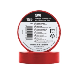 Купить Изолента 19мм*20м*0,13мм красная Temflex 155 3M                                                     