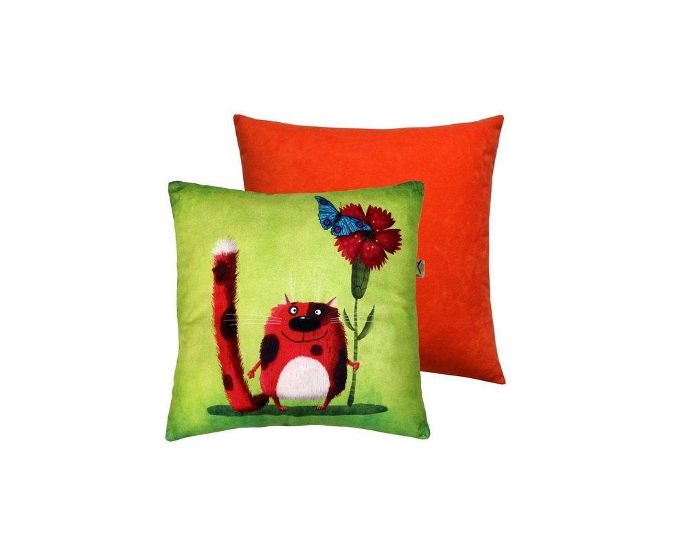 Купить Подушка декоративная MATEX KOTOKLISM БАБОЧКА НА ЦВЕТКЕ 33x33                                        