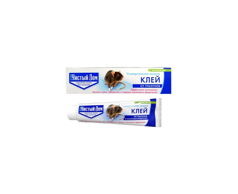 Купить Клей от грызунов и насекомых туба Чистый дом 130г                                                   