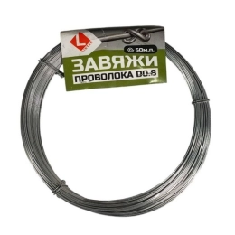 Купить Проволока оцинкованная вязальная ЗАВЯЖИ 0,8ммх50м.п. LIHTAR                                         