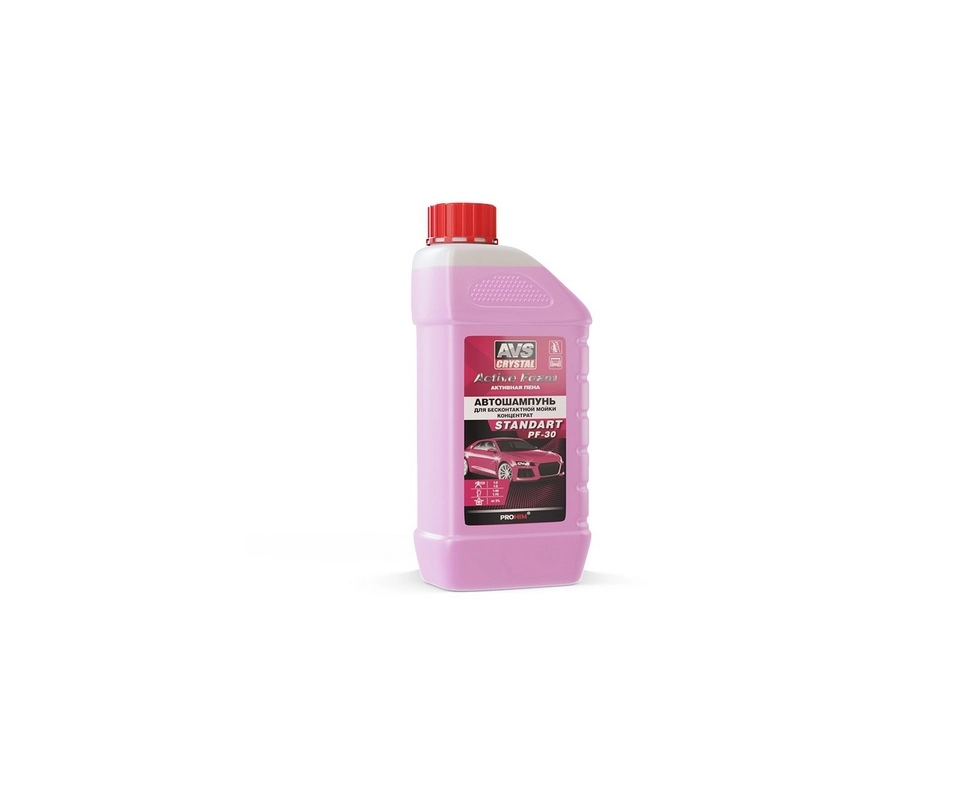 Купить Автошампунь для бесконтактной мойки AVS Active Foam 1:2-5 PF-30 STANDART 1л                         
