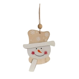 Купить Фигура новогодняя из дерева 11х11см в ассортименте 552943                                           