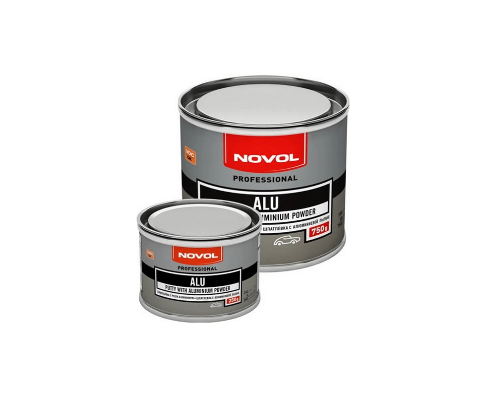 Купить Шпатлевка с алюминиевой пылью NOVOL ALU 0,25кг                                                      