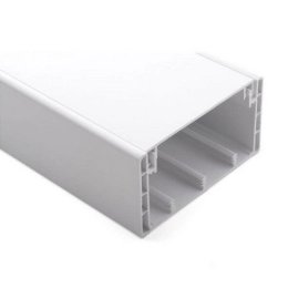 Купить Кабель-канал 85*50 без перегородки L2000 мм пластик METRA 638080                                    