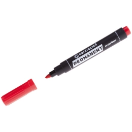 Купить Маркер перманентный Centropen 8576 красный скошенный 1-4,6мм                                        