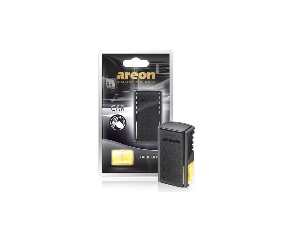 Купить Ароматизатор воздуха Areon Blister Black Crystal жидкий 8мл на дефлектор                            