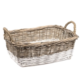 Купить Корзина плетеная окрашенная лоза 32*23*11 см                                                        