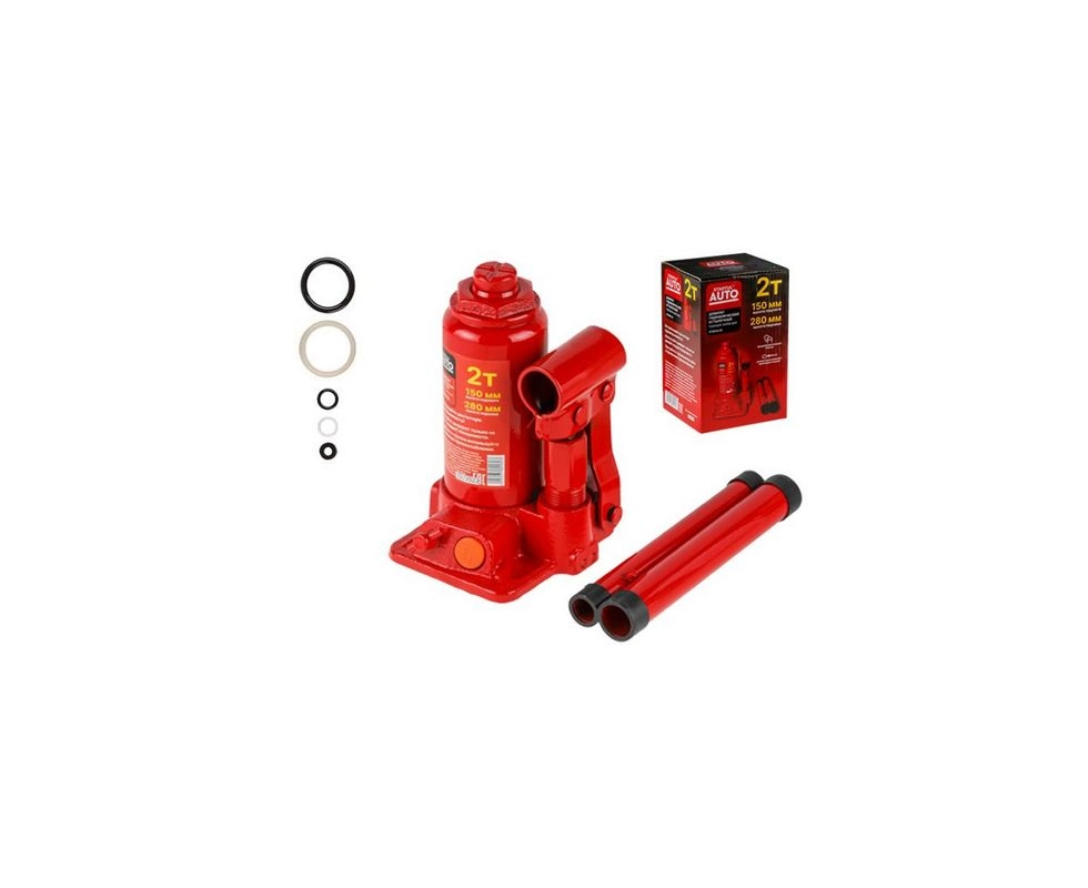 Купить Домкрат гидравлический 2т бутылочный 150-280мм STARTUL                                               Купить Домкрат гидравлический 2т бутылочный 150-280мм STARTUL