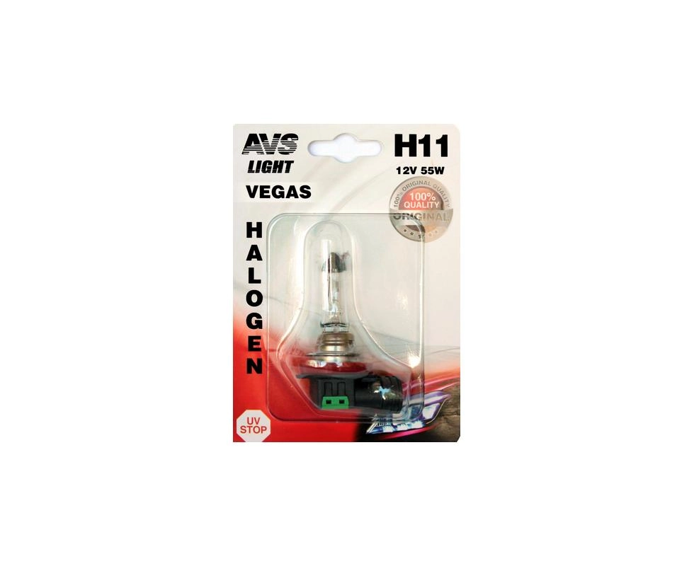 Купить Лампа галогенная AVS Vegas H11 12V 55W                                                              
